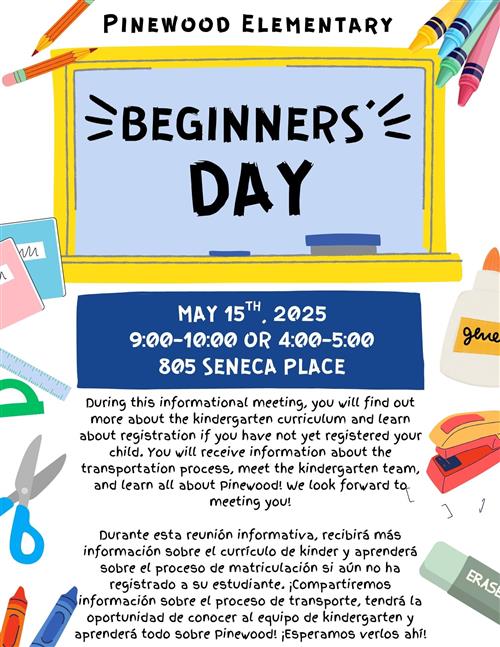 Pinewood Beginners' Day Flyer